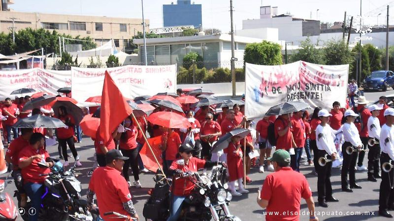 Exige Sinttia jornada laboral de 40 horas durante marcha del Día del Trabajo